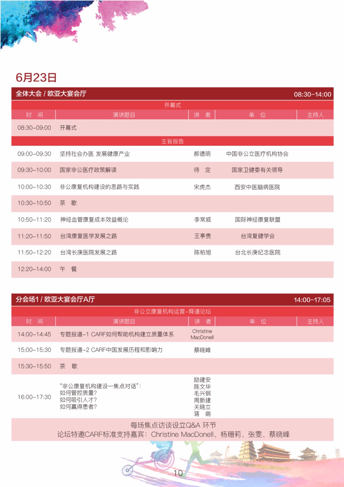 2018年中国非公立医疗机构协会康复医学专业委员会学术年会通知（第二轮）